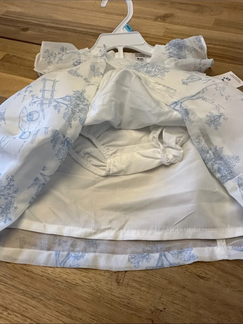 CARTERS baby toile print dress